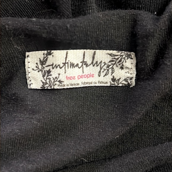 Free People - Intimately- Black Top - Picture 3 of 3